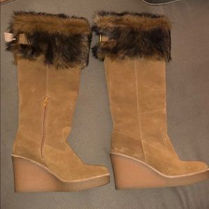 UGG Valberg Genuine Shearing Wedge Boot